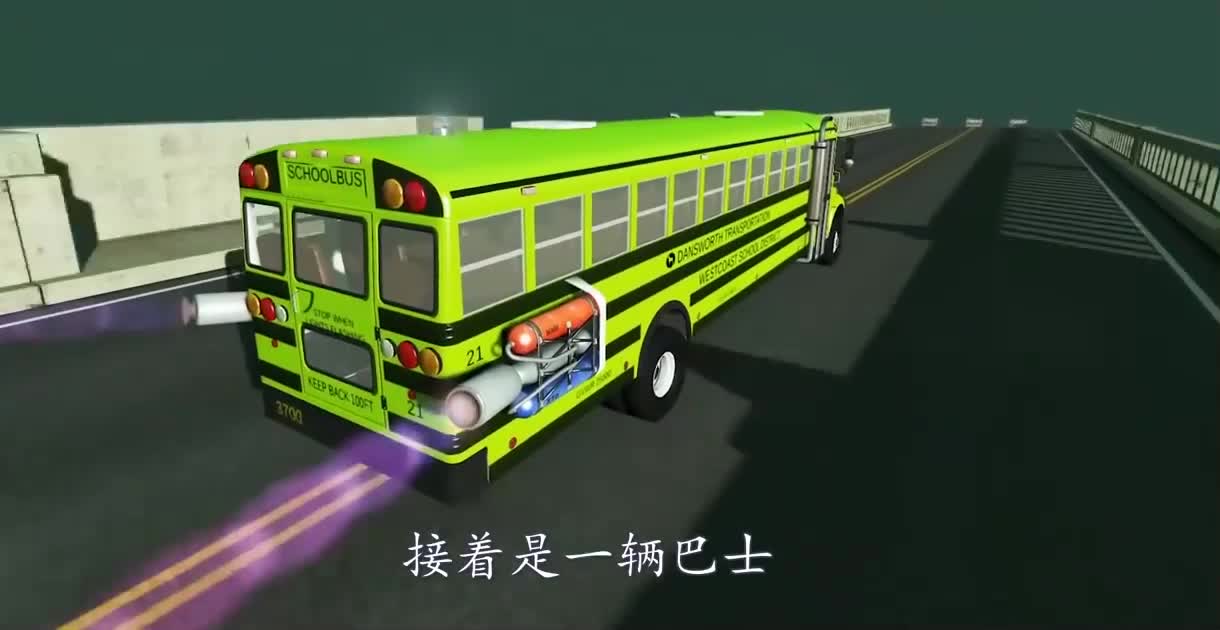 汽车加足马力能飞跃巨型果冻吗？3D模拟全程，场面惊心动魄！