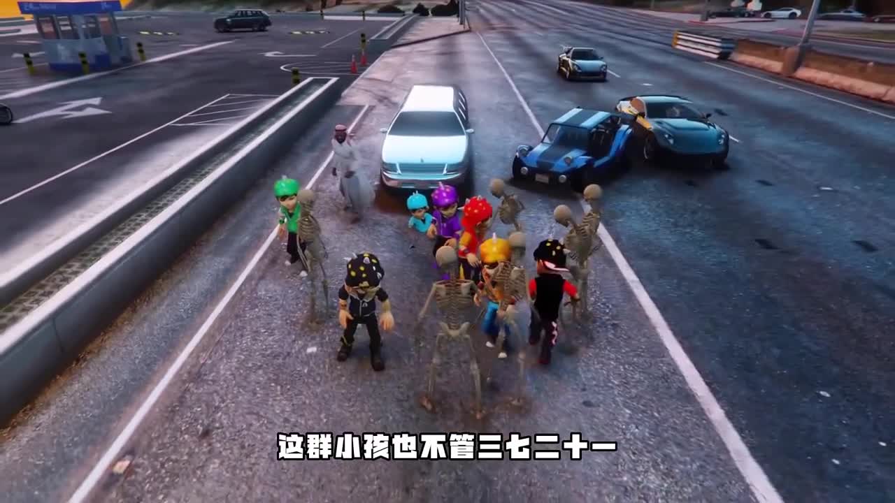 小朋友帮助戴拿一起打败暗黑迪迦