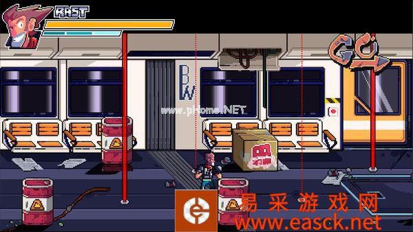 赛博朋克风像素游戏《废品骑手》9月21日发售