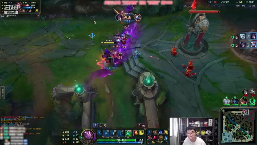 兰林汉：上单俄洛伊，咱也不明白你一个四级的凭啥敢打六级的！