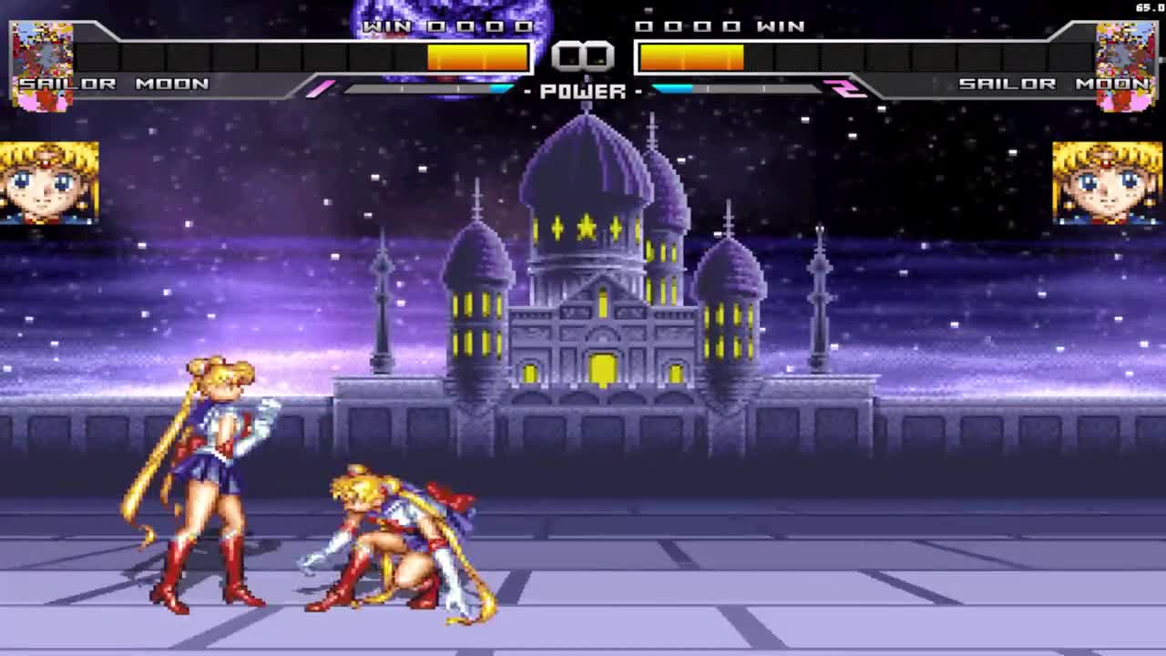 美少女战士MUGEN，月野兔变身，两个地场卫出来救场（1）