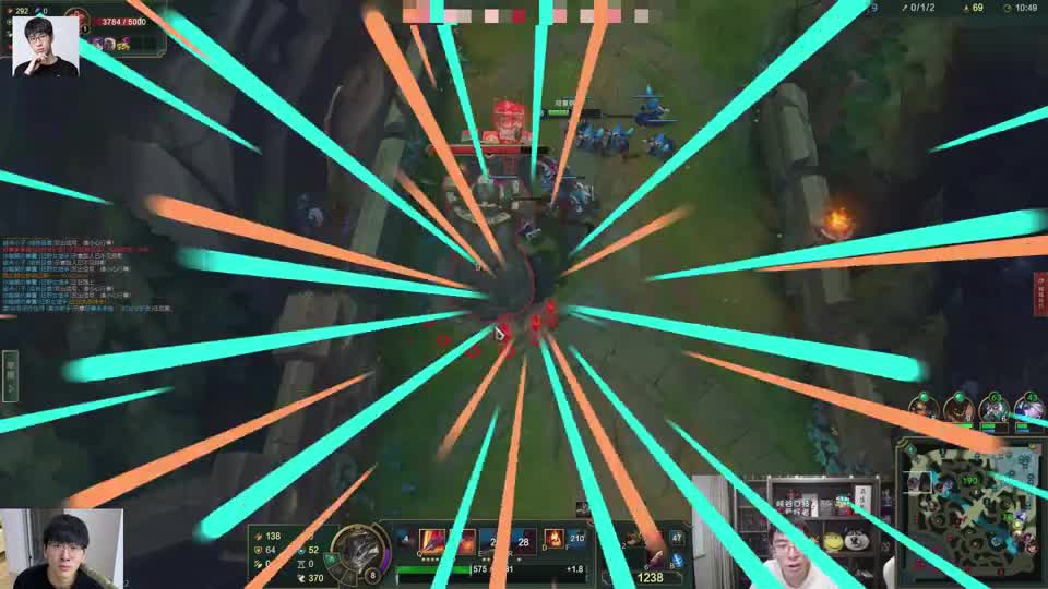 兰林汉：11级格温跟13级剑魔单挑，那还是差了点，扛着防御塔直接单杀