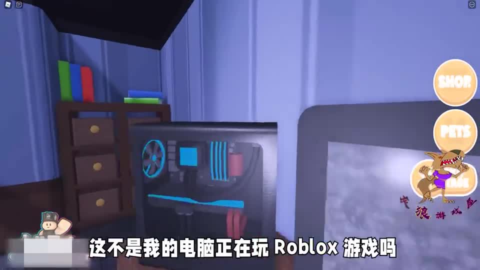 Roblox逃离木偶：木偶人假装哭泣，我差点就上当了！灰狼