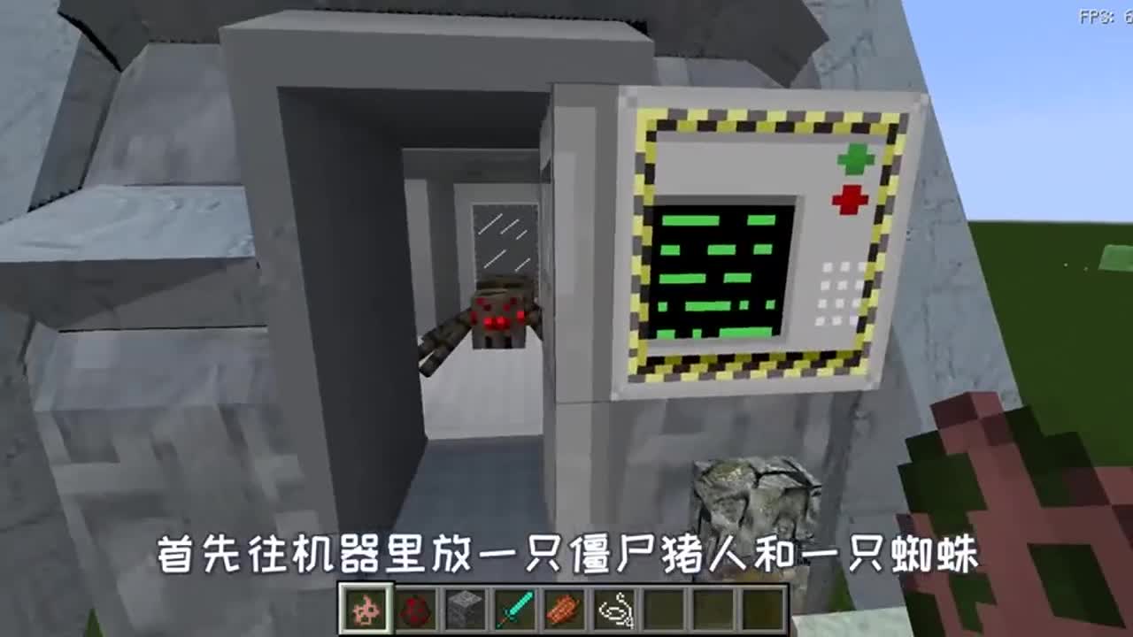 我的世界：当猪人遇上蜘蛛会擦出怎样的火花呢？