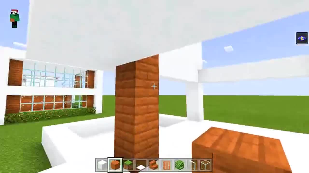 我的世界：制作现代化带泳池的小屋？
