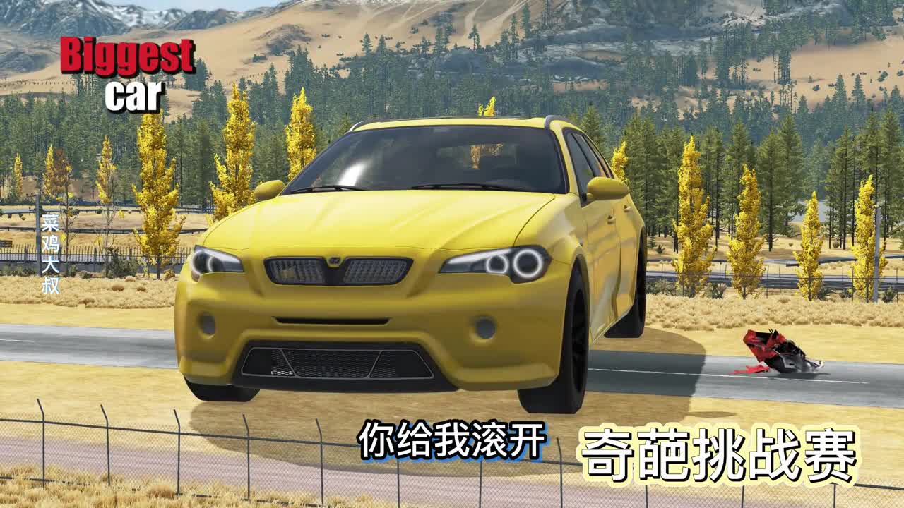 车祸模拟器712 世界上最巨大的轿车和最渺小的汽车 谁才是最强？