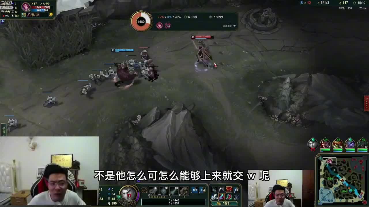 5杠0杰斯被剑姬暴打，马老师连蹲两波，必须真实他！