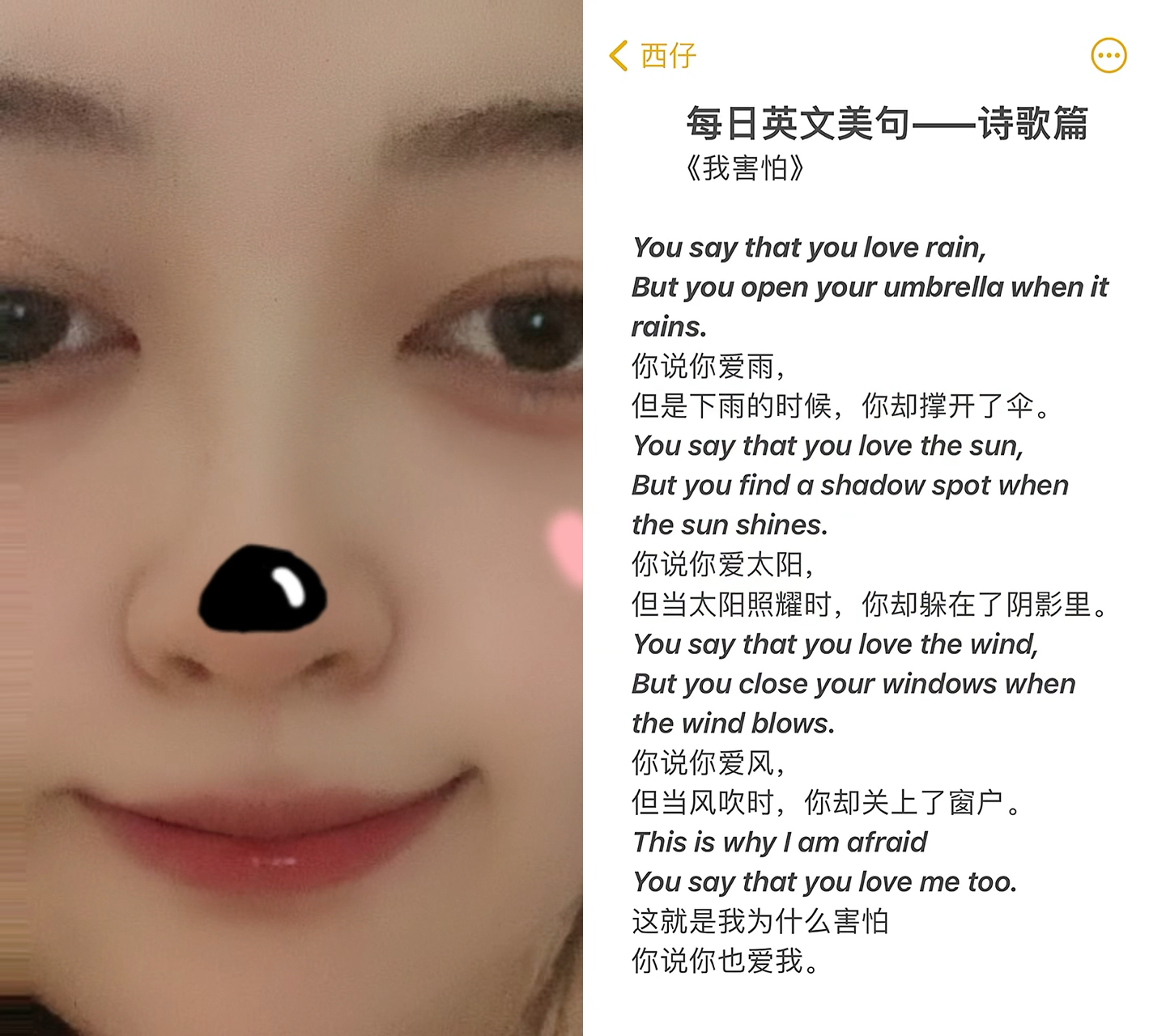 忽略我的大脸攻击，听听声音吧~