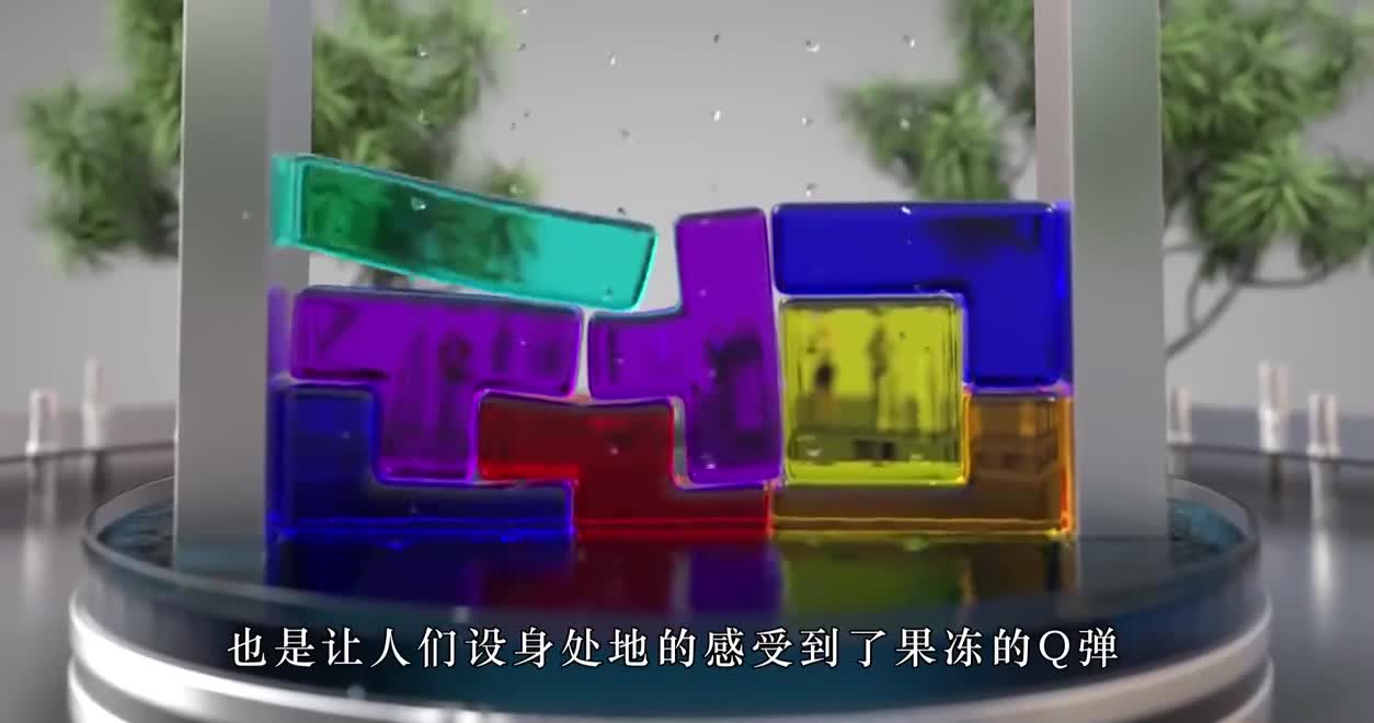 见过毛茸茸的“俄罗斯方块”吗？掉落瞬间超Q弹，看起来太治愈！