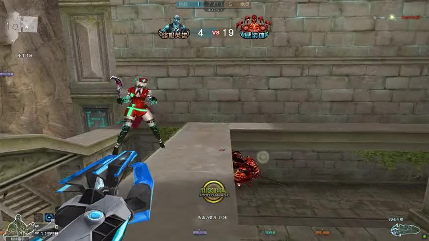 穿越火线：一人一炮守三楼，一次又一次地让心怀鬼胎的僵尸败退