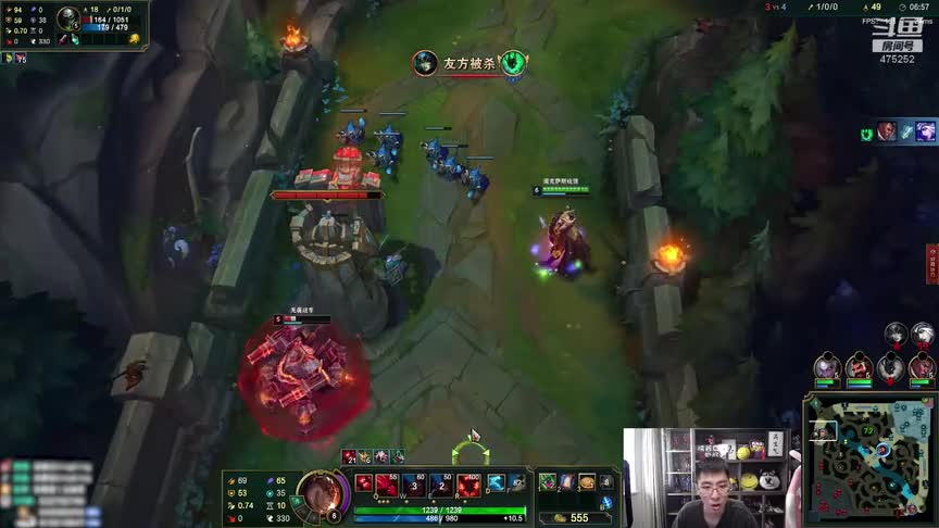 兰林汉：上单乌鸦 vs 螃蟹，看似差点没打过，实则一切尽在计算中