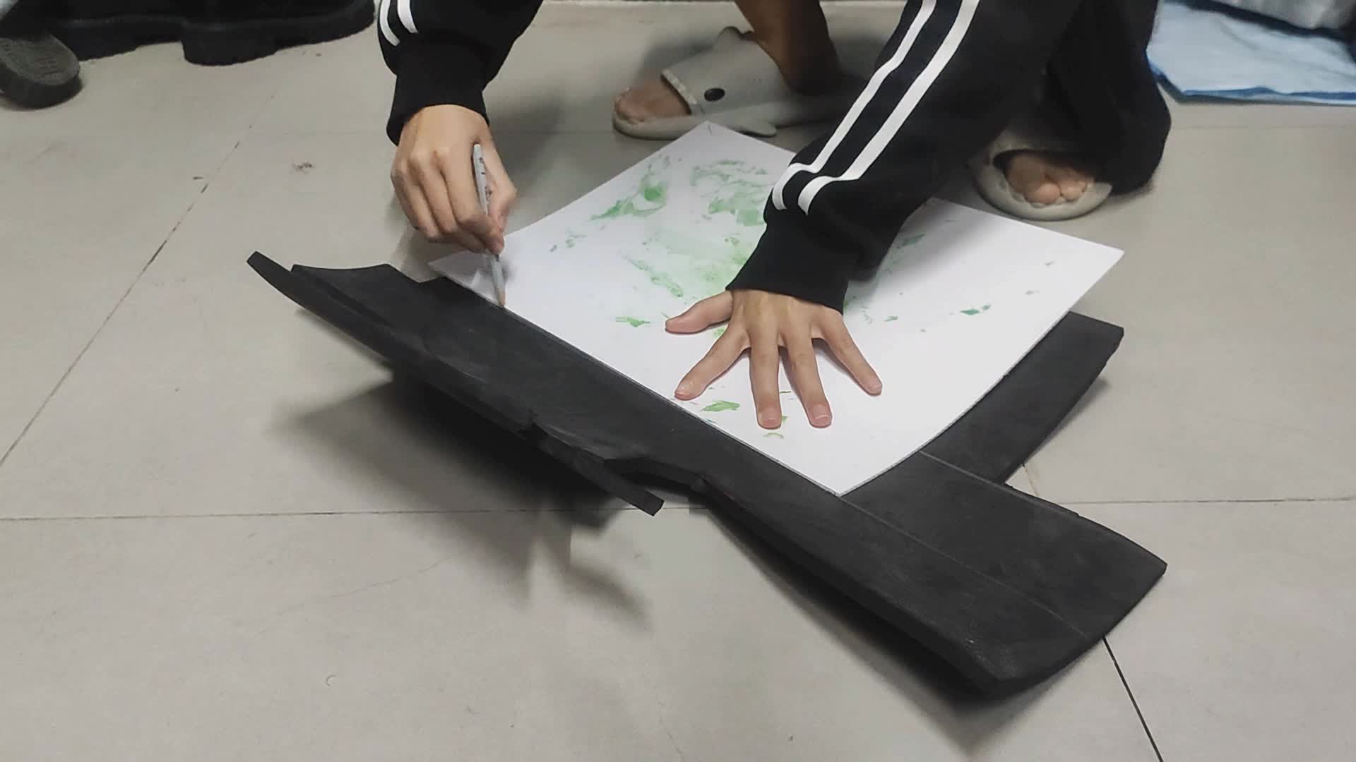 原神阿贝多cos4星专武制作1