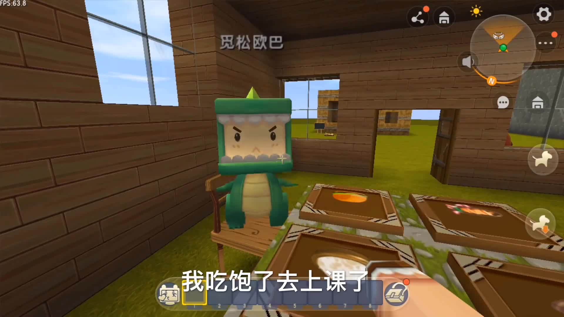 迷你世界：爸爸天天吃馒头，却买汉堡给小表弟，他还不领情扔地上