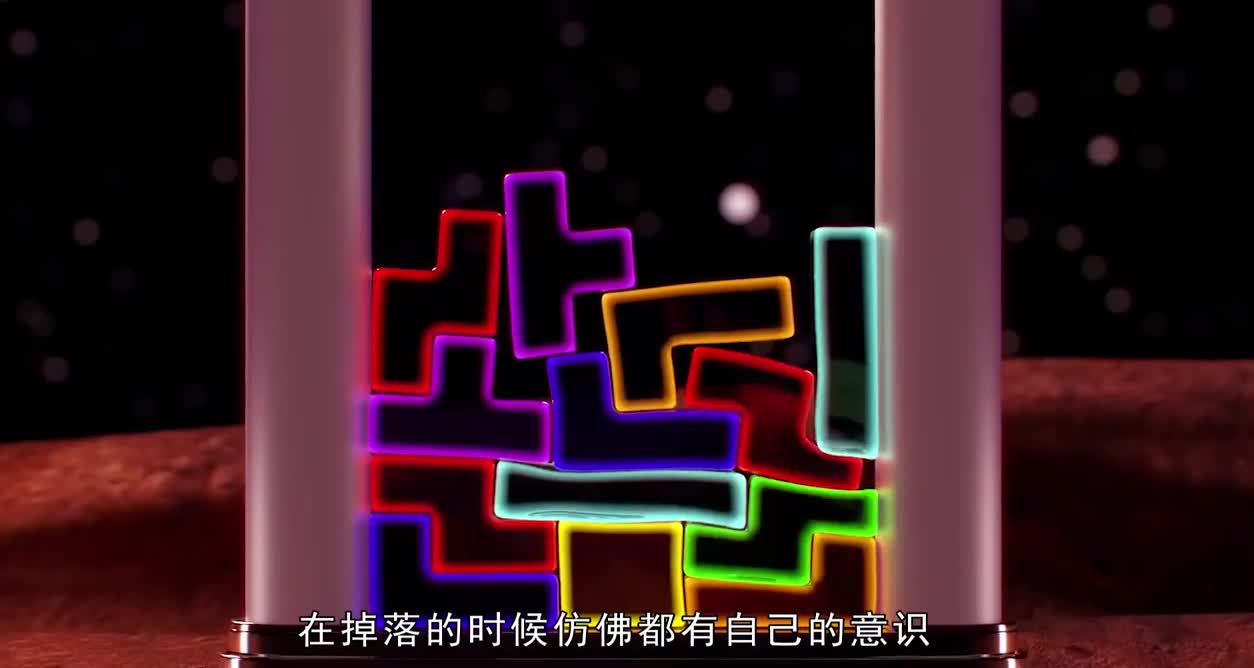 3D模拟果冻版俄罗斯方块游戏！手一滑还会掉在地上？一起见识下