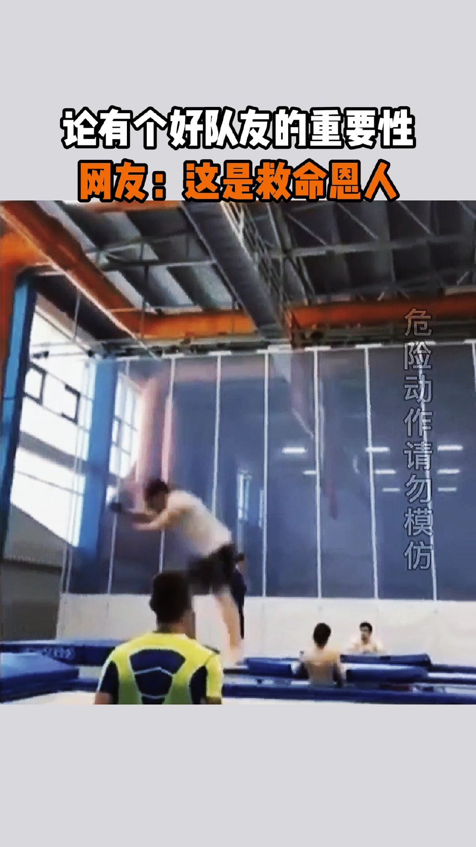论有个好队友的重要性！网友：关键时刻是救命恩人！