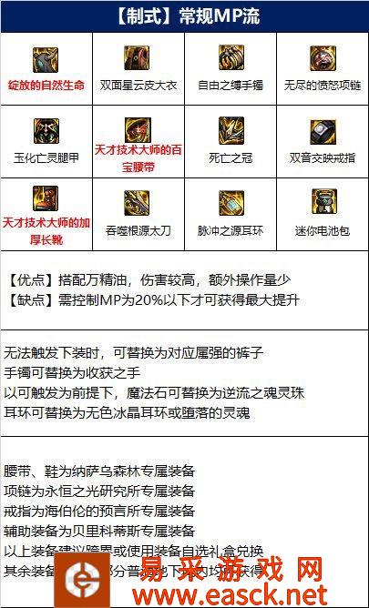 DNF110龙神装备搭配推荐