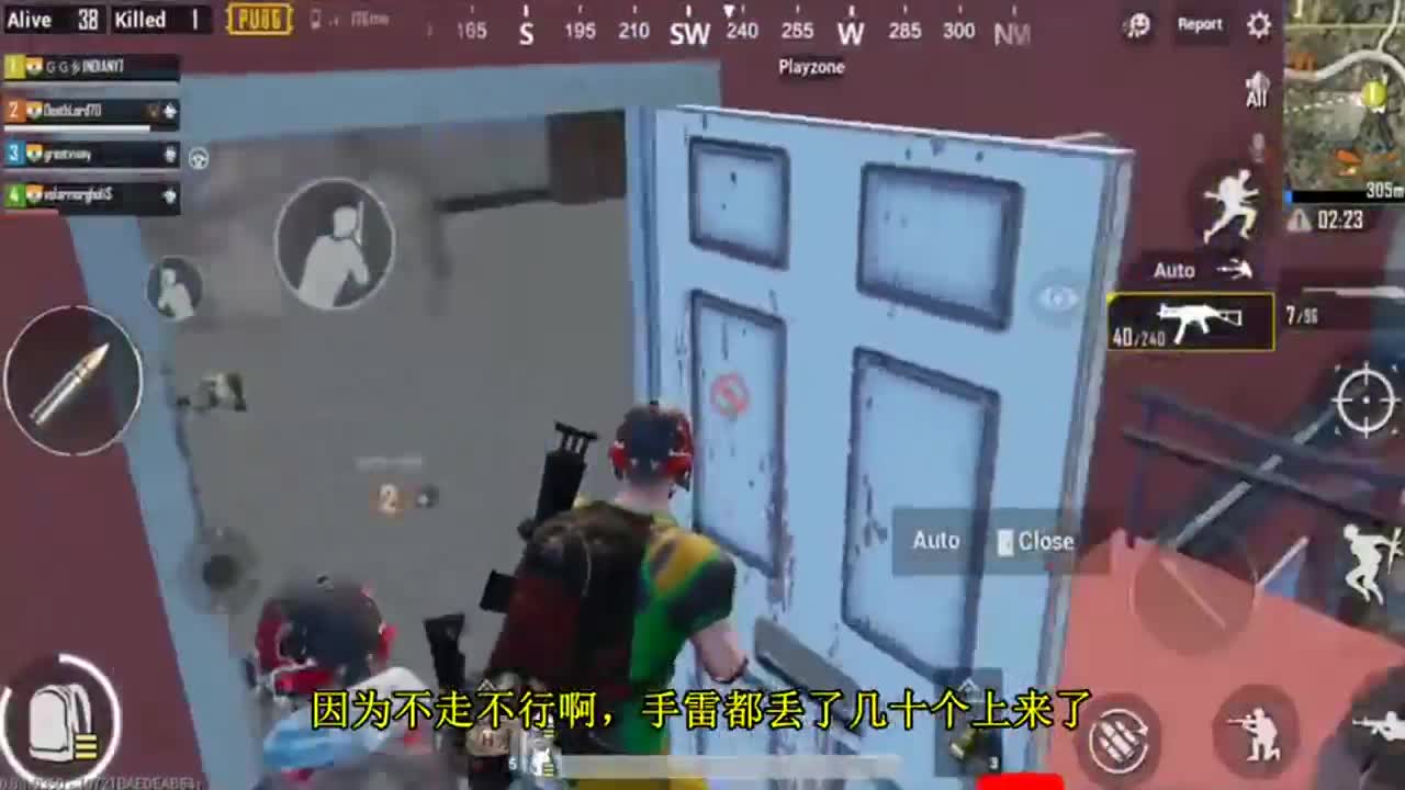 刺激战场：被十个手雷炸不死，跳下楼就还击，对方：什么情况