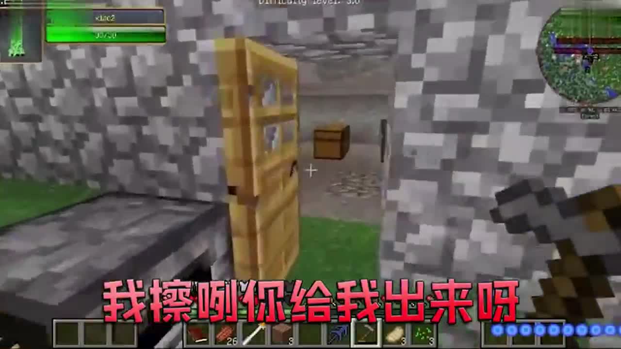 我的世界：带着全副武装的小1找鬼魂复仇，谁料撞到攻城僵尸