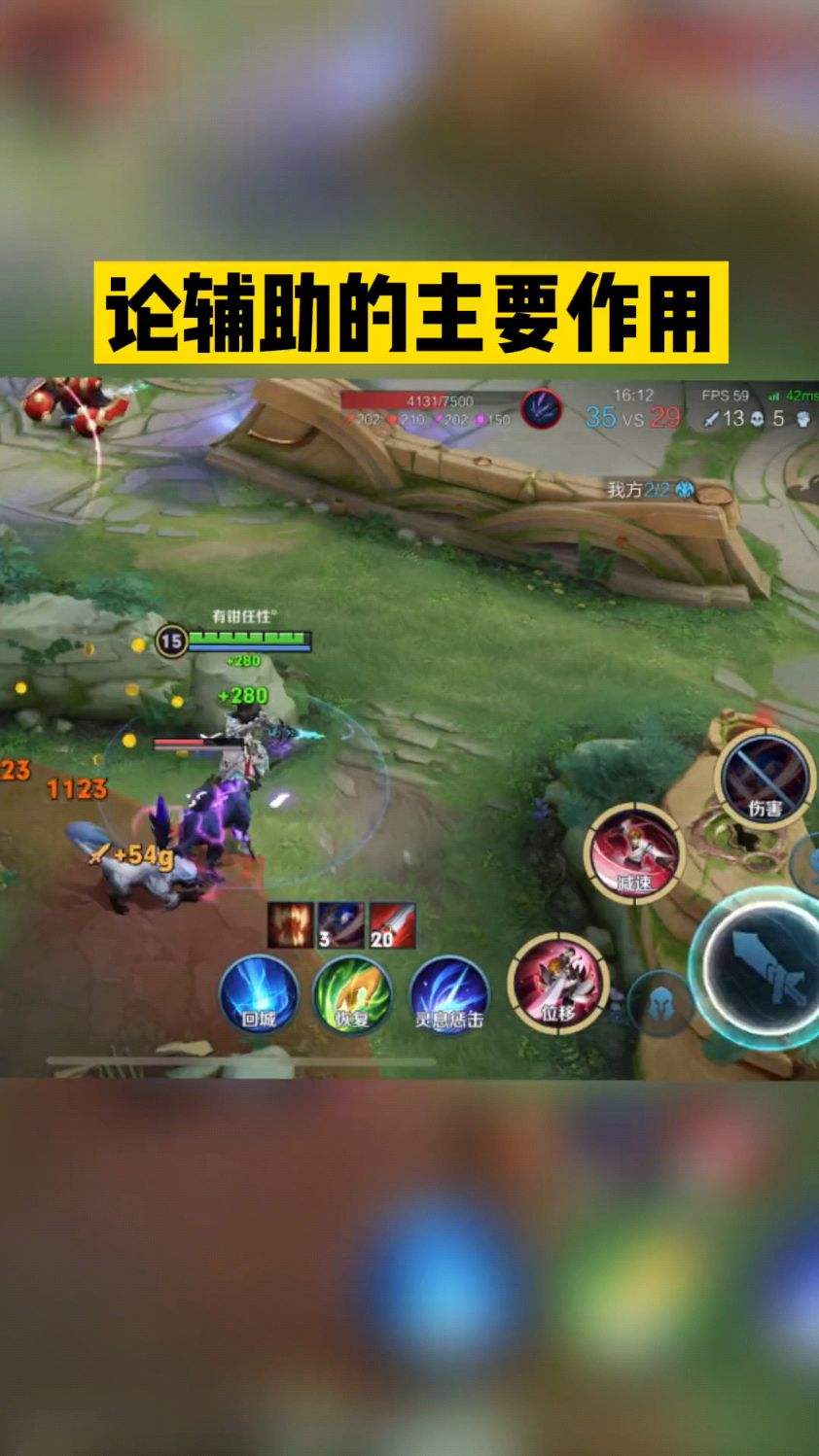 辅助的主要作用是保护队友，而不是就看着，我李白很欣慰