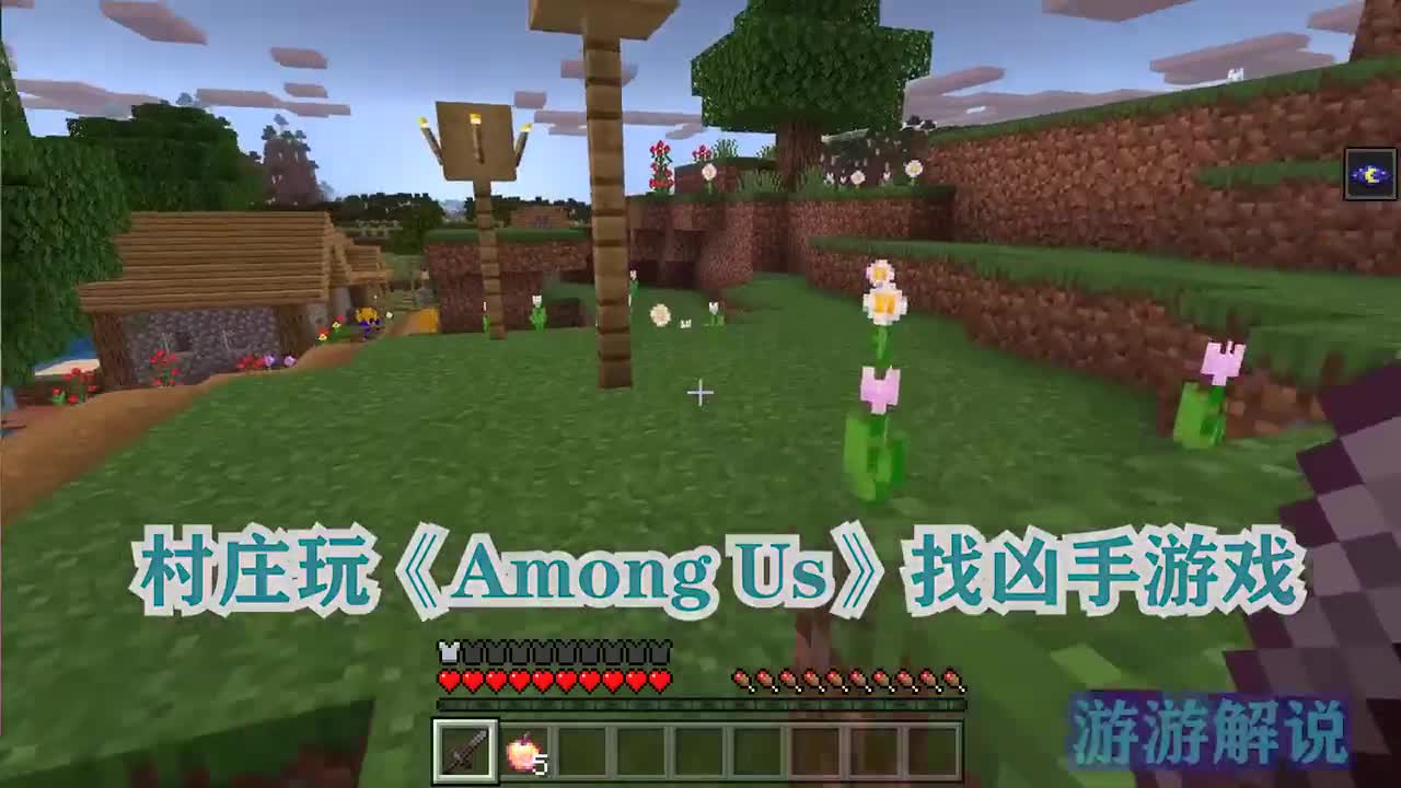 我的世界：村庄玩《Among Us》找凶手游戏