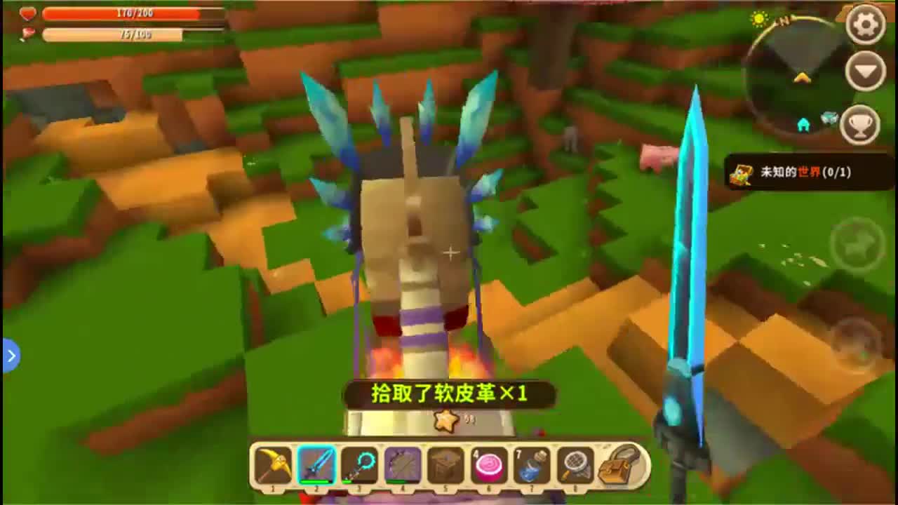 迷你世界：草原再次拾获野生速龙蛋！还有冰原熊和鸵鸟蛋