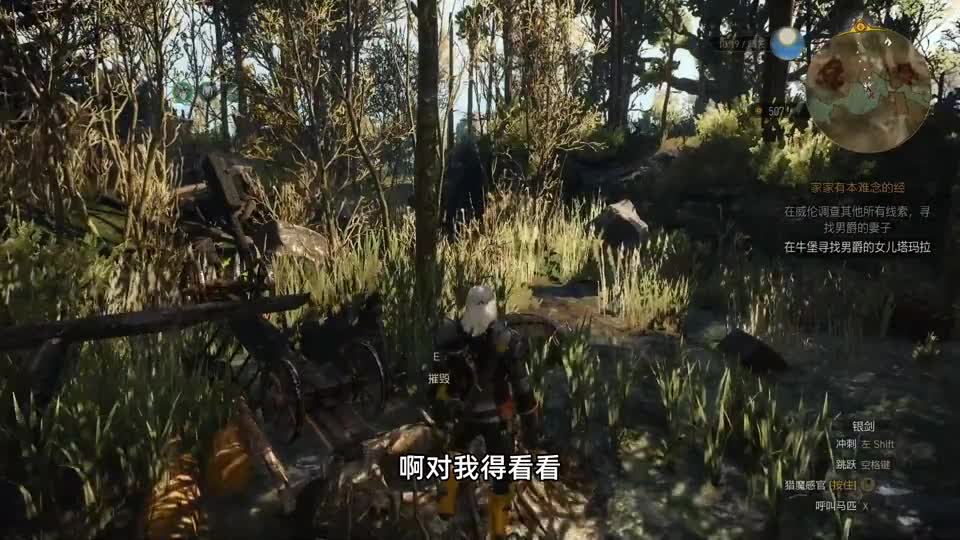 巫师三，26男爵女儿不和我回去