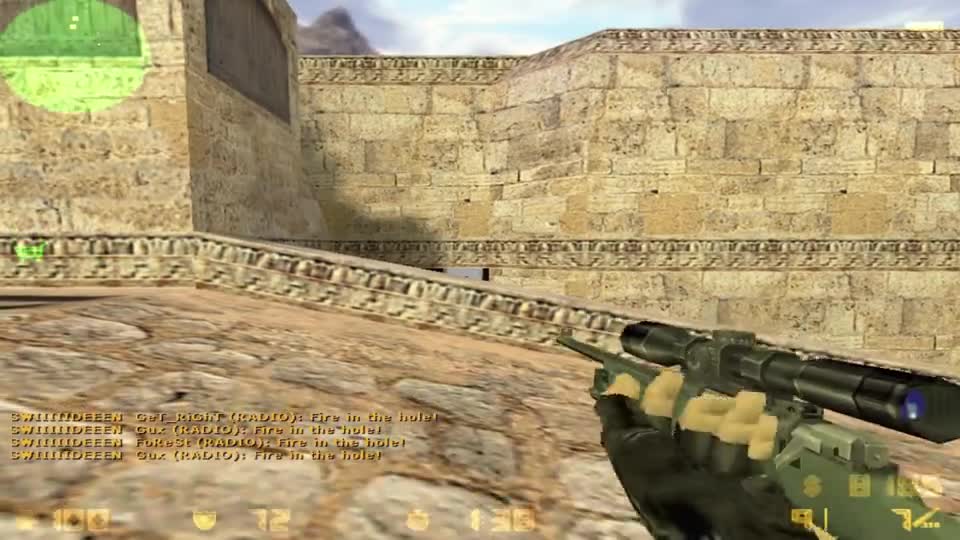 CS世界大赛 这个世界只有一个冲锋狙 扛起awp心中只有两个字 冲锋