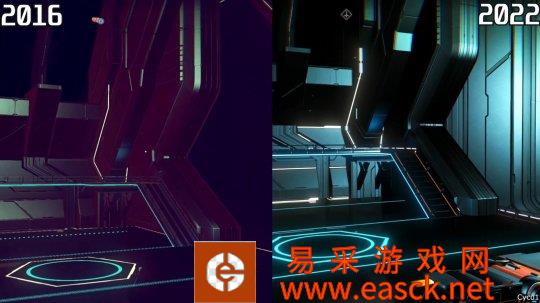 油管主Cycu1分享2016年版《无人深空》和2022年版对