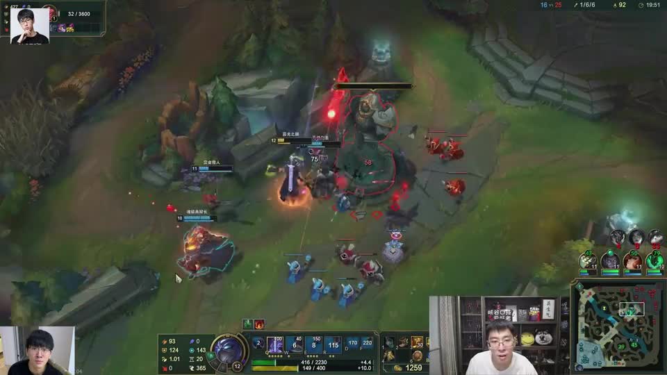 兰林汉：腰子这个英雄虽然很弱很垃圾，但是在我的手上，还是把它的作用发挥的淋漓尽致