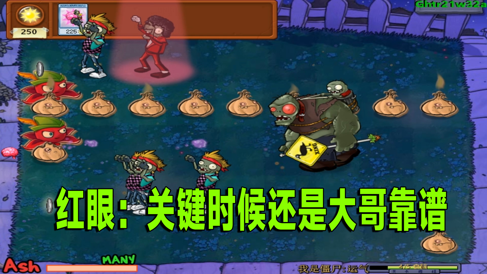 植物大战僵尸：二千五阳光挑战满屏大蒜加红针花，这应该不难吧#植物大战僵尸