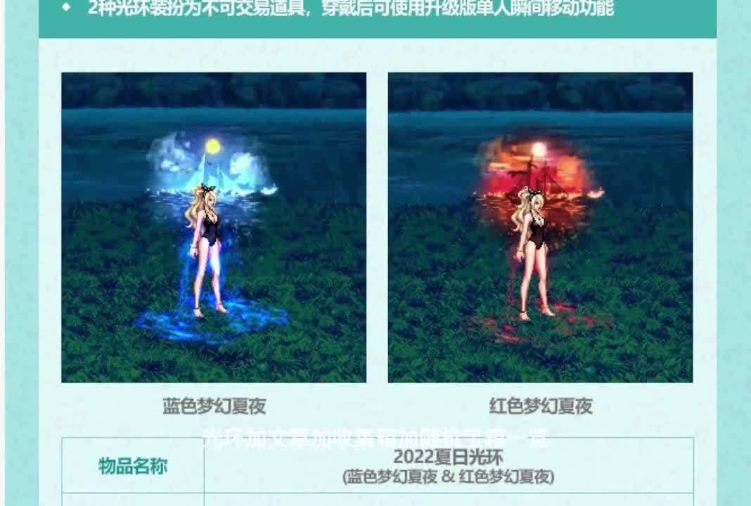 DNF：2022年“夏日礼包”来袭，光环+纹章+收集箱+随机宝箱一览