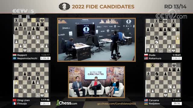 丁立人弈和菲罗贾 涅波姆尼亚奇提前夺冠