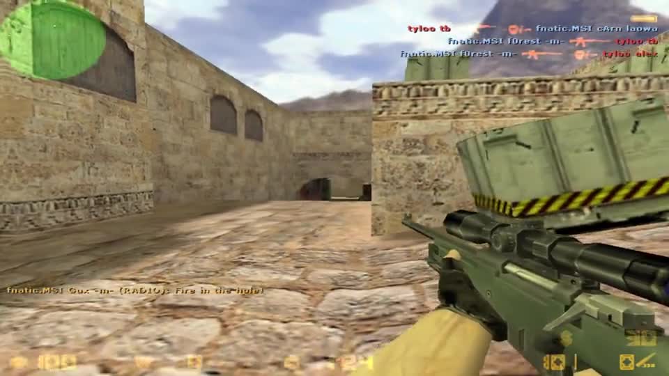 CS世界大赛 巅峰的dsn反应太快了，极限甩狙，全白盲狙，惊艳观众