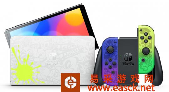 任天堂经典对抗动作游戏《斯普拉逃3》主题Switch以及手柄