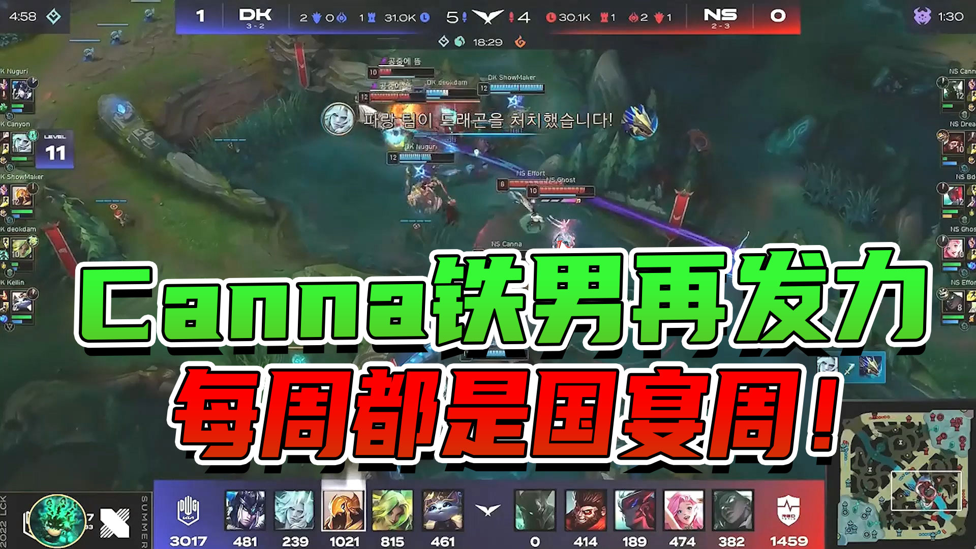 Canna铁男再发力，每周都是国宴周！