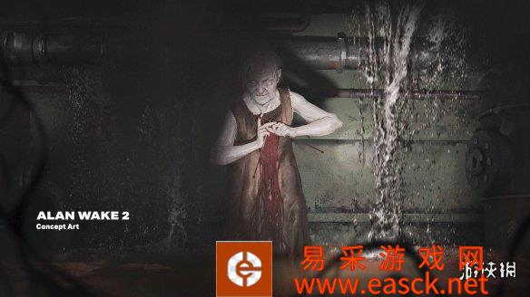 《心灵杀手2》系列主创Sam Lake与编剧分享一张照片