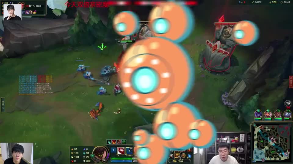 兰林汉：这就是石头人加猫咪的魅力，带着卢仙三打五越高地塔，直接团灭对面