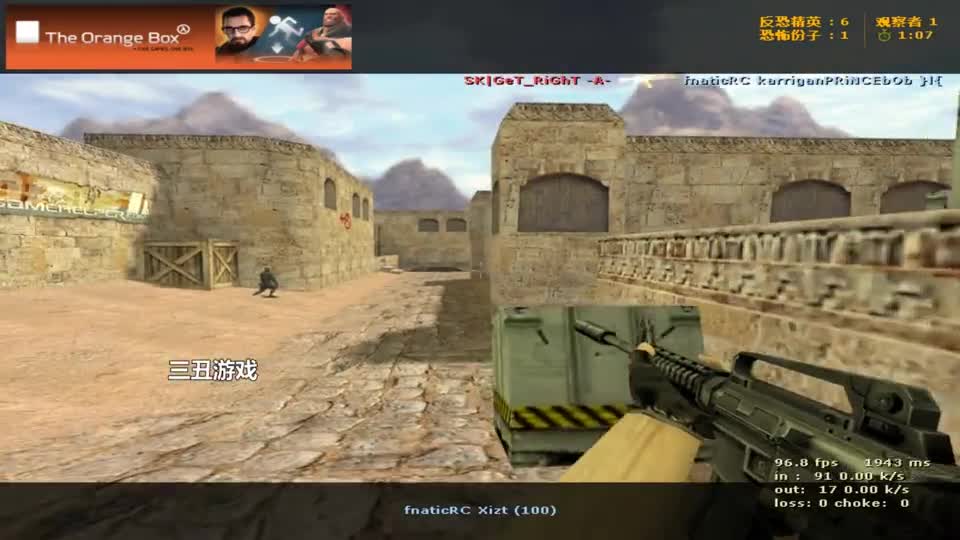 CS世界大赛顶级兵王moddii，delpan的狙都冲不起来，这枪太硬了