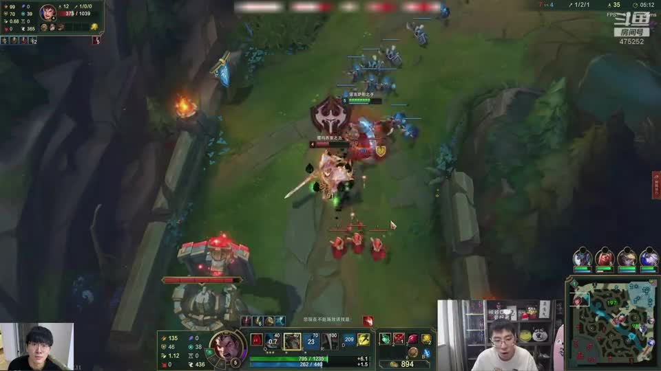 兰林汉：诺手给盖伦送了一个头，他直接把我当菜鸟了，不把我放眼里