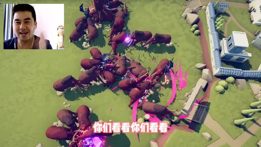 全面战争模拟器：30头大象居然赢不了，这魔法师也太牛了吧