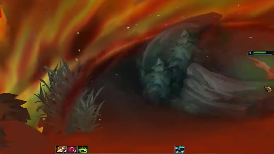 豹女好不容易逃出了铁男大招，却没想到下一秒被vn钉墙