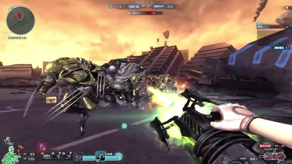 穿越火线：CF新版生化激光枪，生化好像在打挑战！