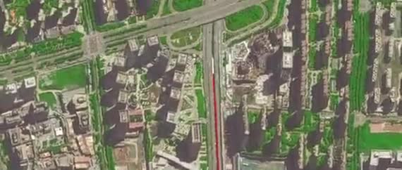高空模拟游览西安地铁8号环线【电子城——电子城】