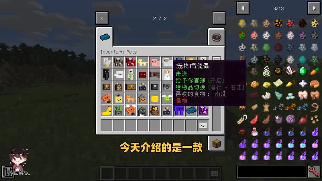 我的世界：超萌的背包宠物！连黑洞都可以养？小包已经被萌化了