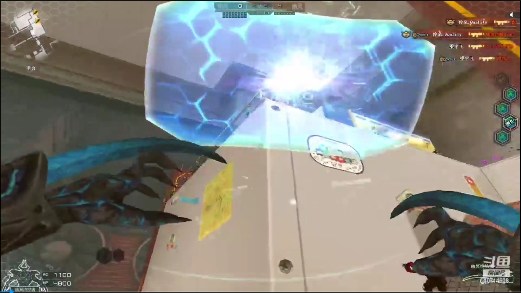 幽冥终结者：“给你丢个盾牌”#穿越火线#生化追击模式