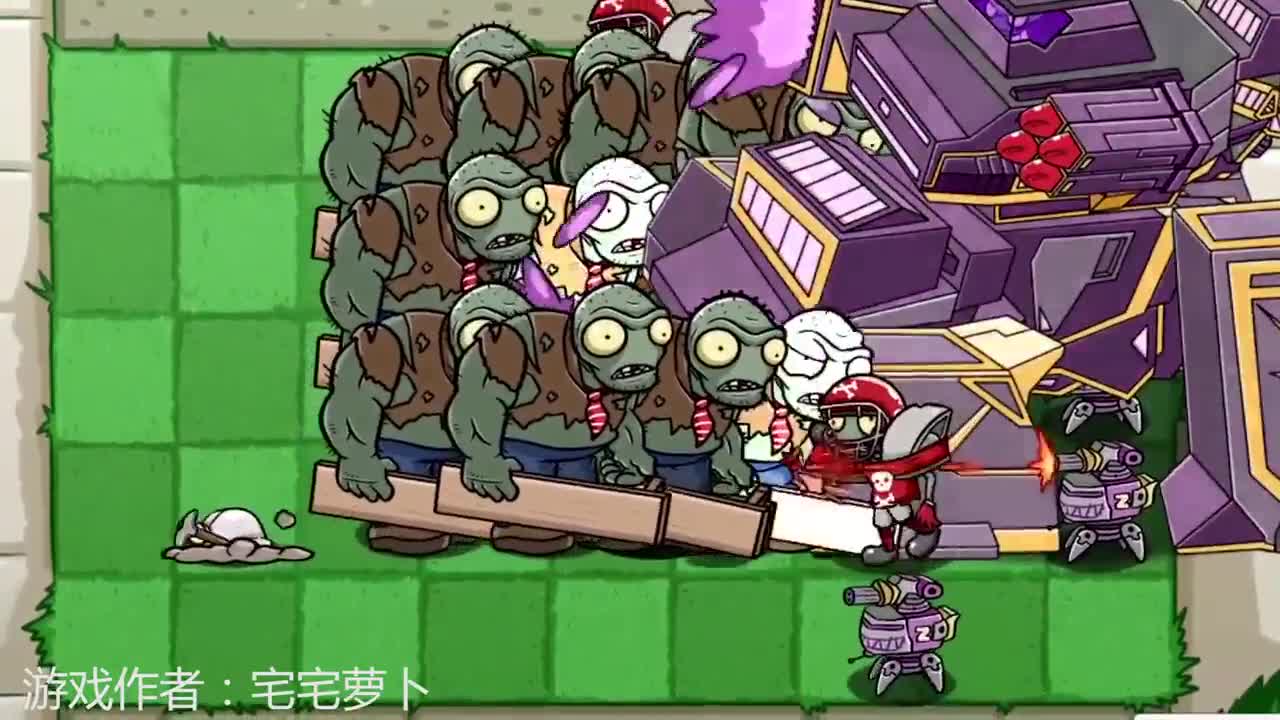 植物大战僵尸：狂暴巨人橄榄！一人一锤干倒僵博！