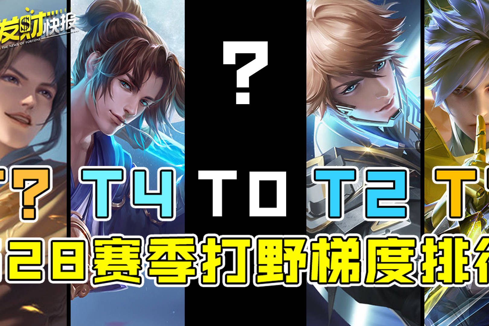 【荣耀发财快报】S28赛季打野梯度！TA在一夜之间从t2变成t0！