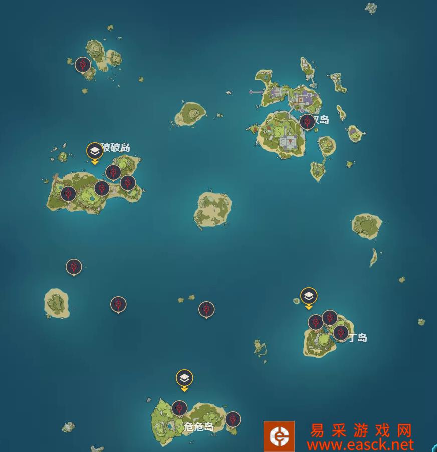 原神金苹果群岛全限时挑战点分享