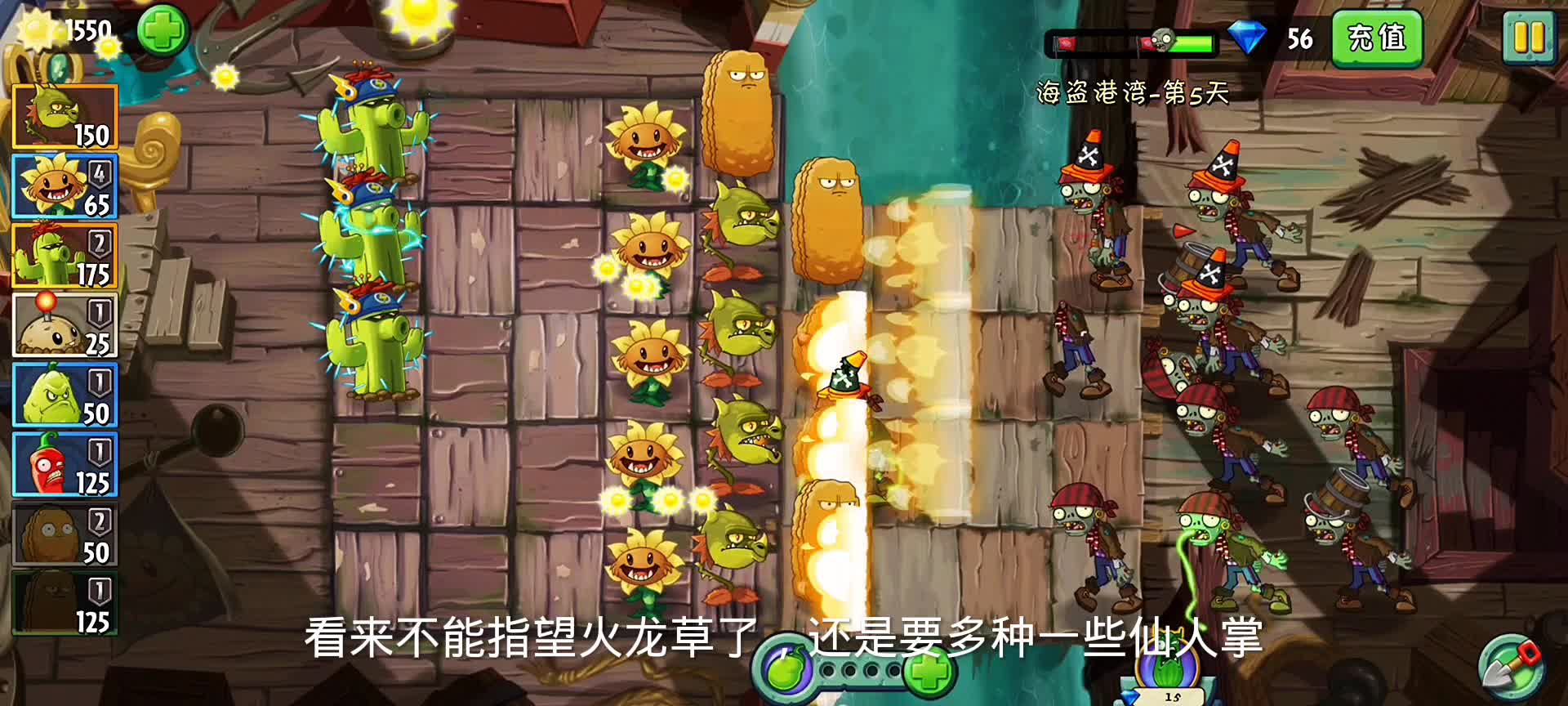 植物大战僵尸2，海盗港湾5
