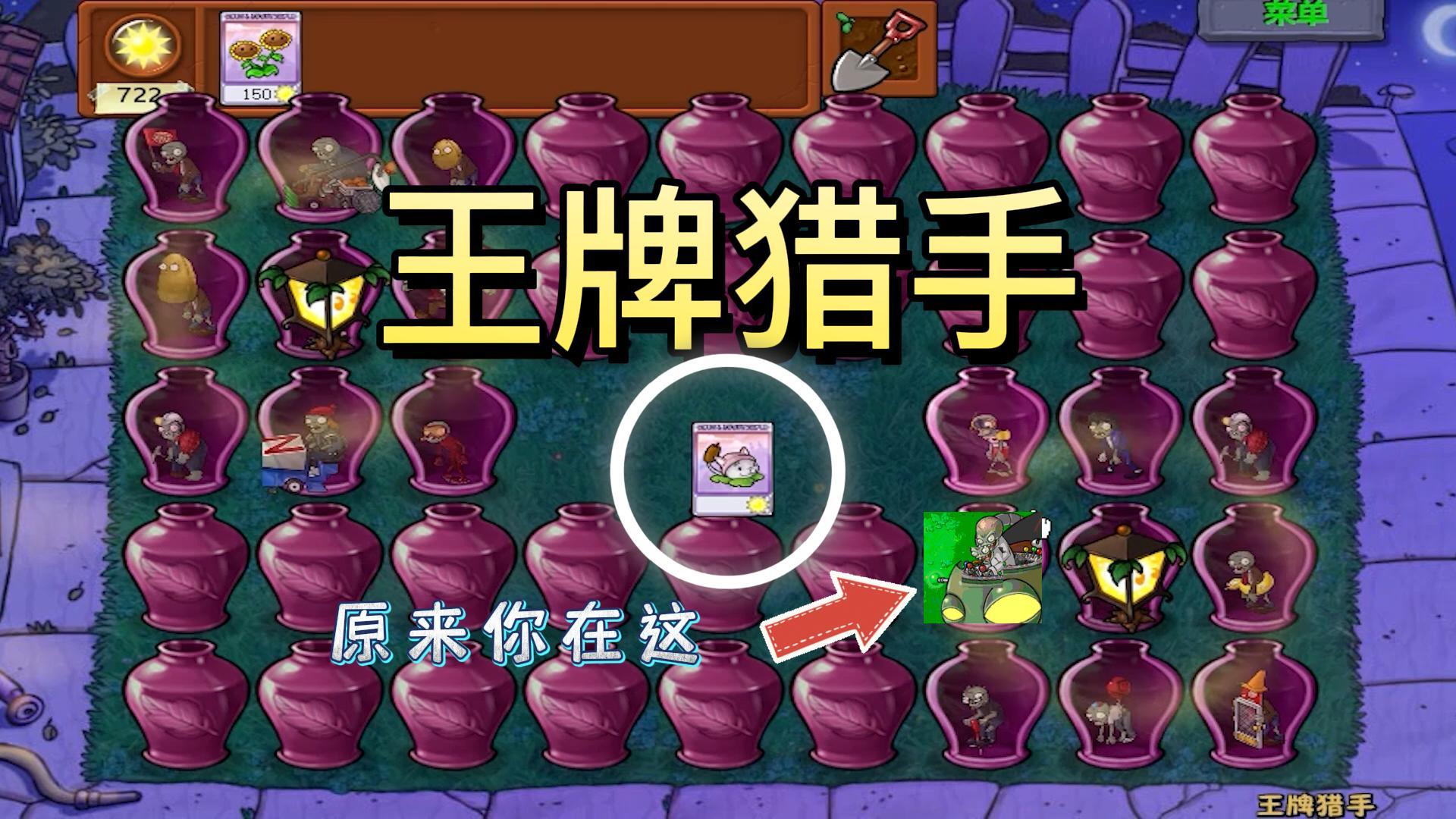 植物大战僵尸：王牌猎手！谁才是真正的猎物？#植物大战僵尸#pvz